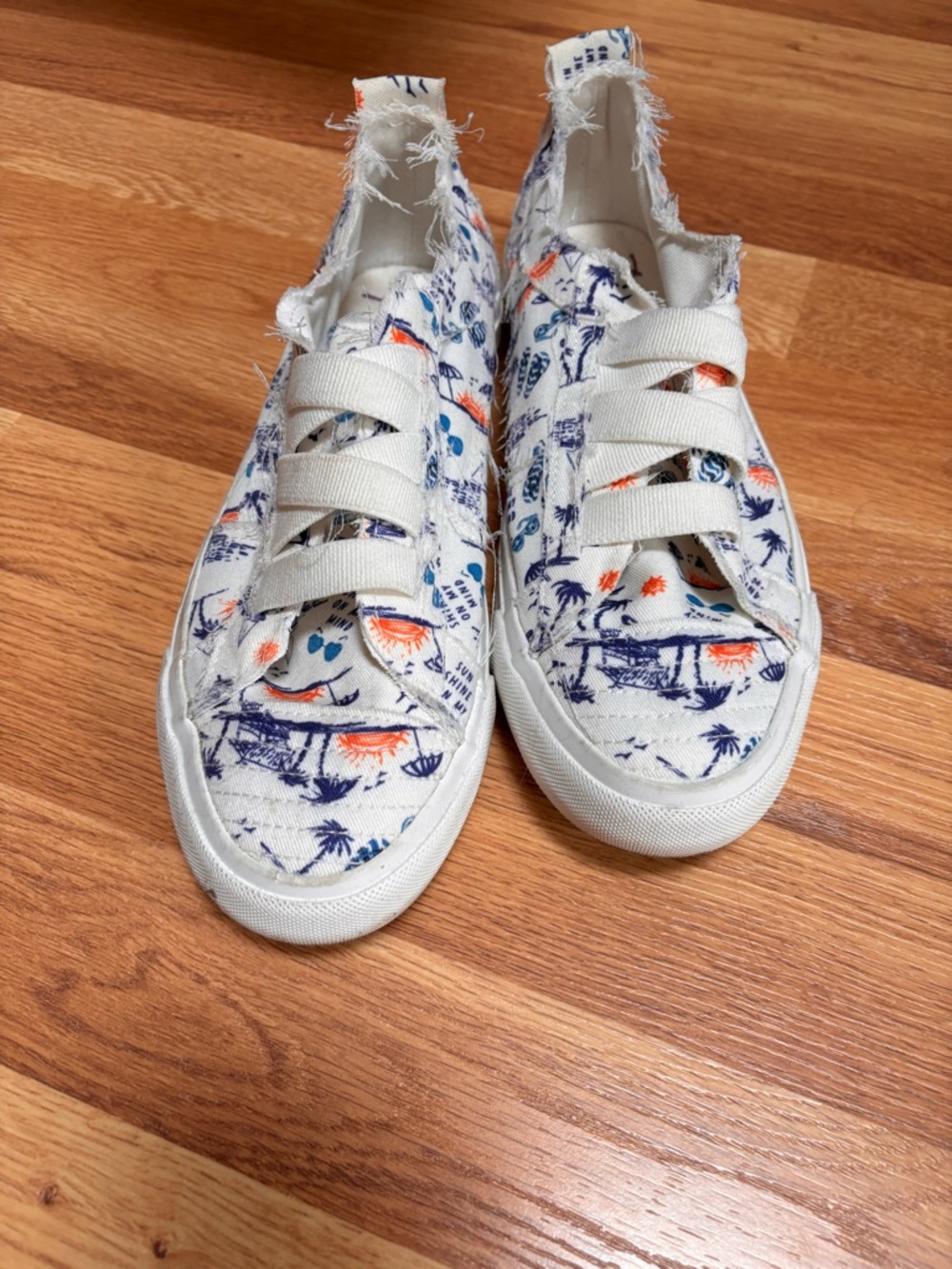 Blowfish Malibu Marley 4 Earth Slip-Ons Palm Tree Women’s size 9.5 - Picture 6 of 7
